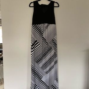 Long v neck empire waist maxi
